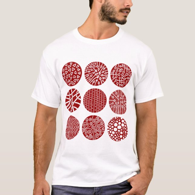T-shirt Cercles décoratifs (Devant)