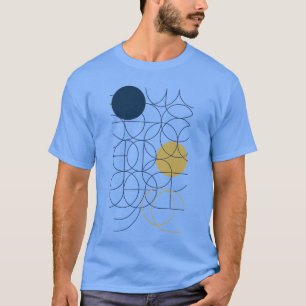 T-shirt Cercles et cercles Art Hommes's Dark