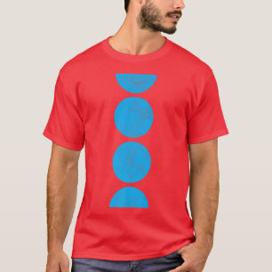 T-shirt Cercles géométriques, demi-cycles Formes, géométri