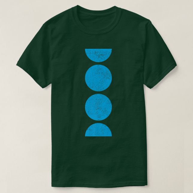 T-shirt Cercles géométriques, demi-cycles Formes, géométri (Design devant)