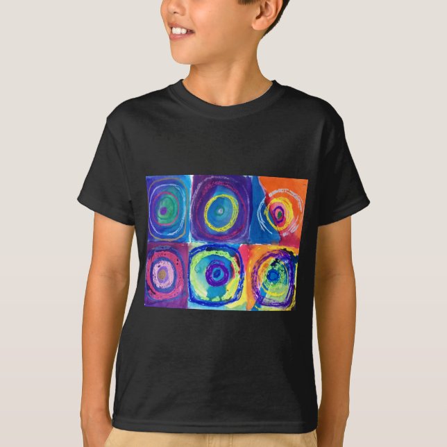 T-shirt cercles kandinsky (Devant)