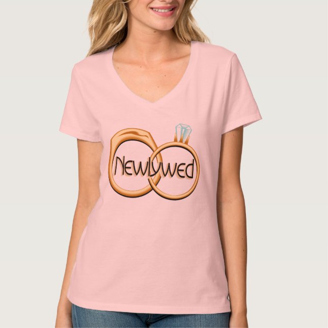 T-shirt Cercles Mariages des jeunes mariés (Devant)