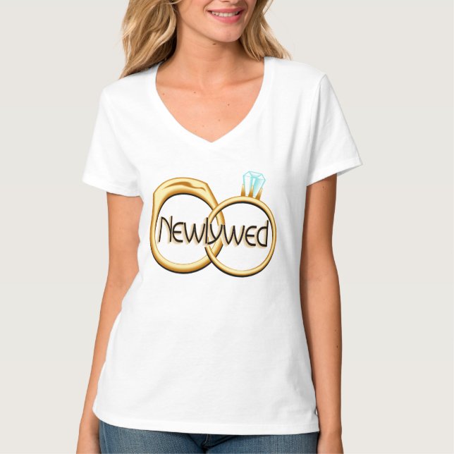 T-shirt Cercles Mariages des jeunes mariés (Devant)