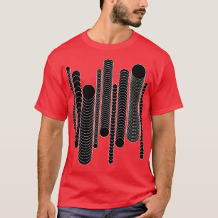 T-shirt cercles op art design