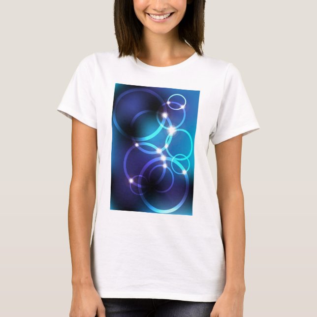 T-shirt Cercles rougeoyants (Devant)