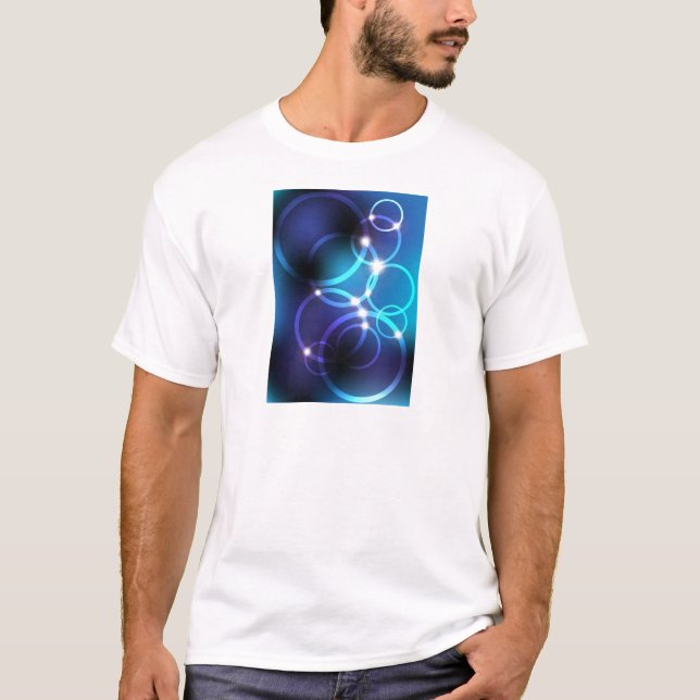 T-shirt Cercles rougeoyants (Devant)
