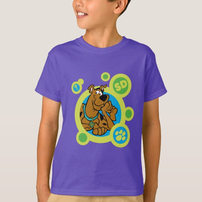 T-shirt Cercles Scooby-Doo SD Badge (Devant)