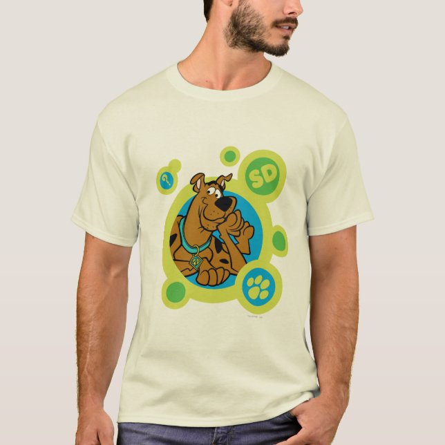 T-shirt Cercles Scooby-Doo SD Badge (Devant)