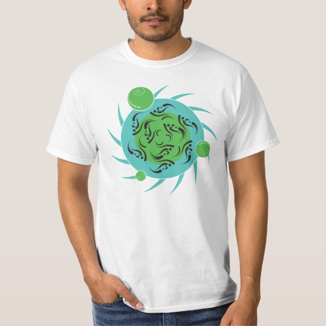 T-shirt cercles shamanic (Devant)