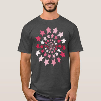 T-shirt Cercles toujours en diminution Viva Magenta Graphi