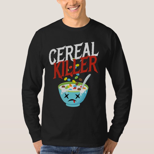 T-shirt Cereal Killer I Costume Breakfast Cereal Halloween (Devant)