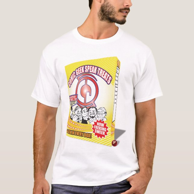 T-shirt Céréale de CGS avec l'URL (Devant)