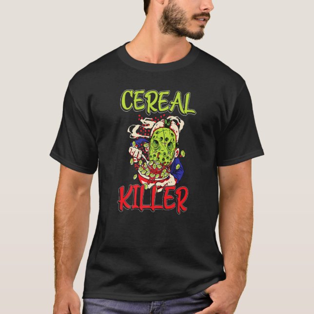 T-shirt Céréale Killer Alimentation Pun Humour Costume drô (Devant)