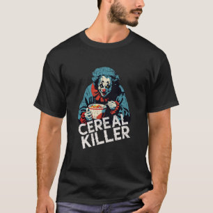 T-shirt Céréales tueur drôle Clown Halloween