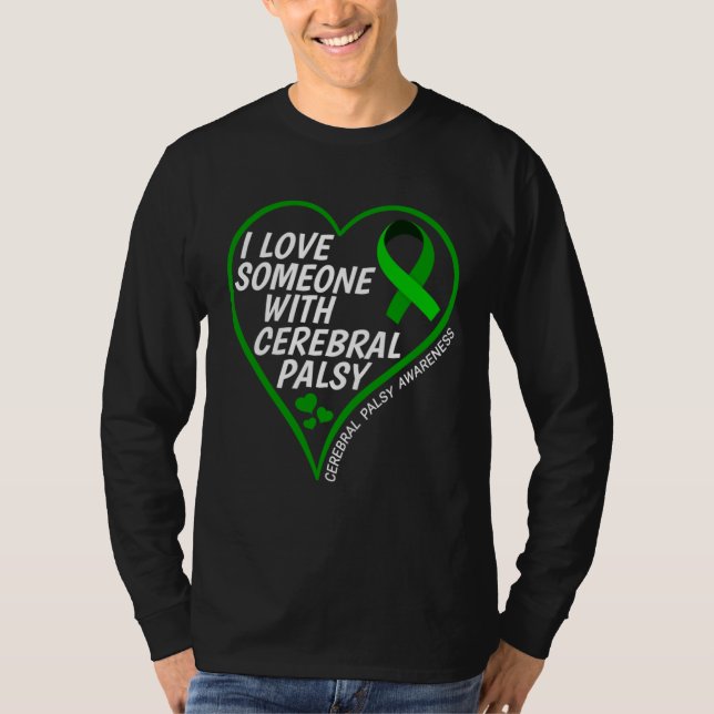 T-shirt Cerebral Palsy Awareness I Love Someone With Cereb (Devant)