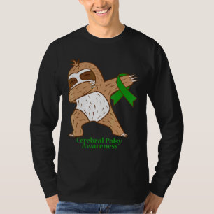 T-shirt Cérébral Palsy Awareness Ribbon Dabbing Warth Warr