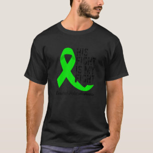 T-shirt Cérébral Palsy Conscience Son Combat Est Mon Bra D