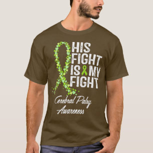 T-shirt Cérébral Palsy Conscience Son Combat Est Mon Com