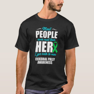 T-shirt Cérébral Palsy Cp Sensibilisation Héros Guerrier S