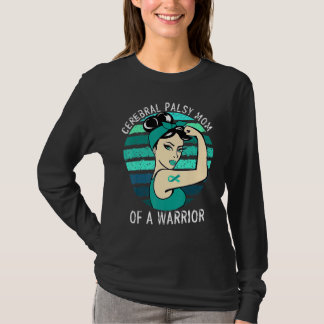 T-shirt Cérébral Palsy Vêtements Maman D'Un Guerrier Céréb