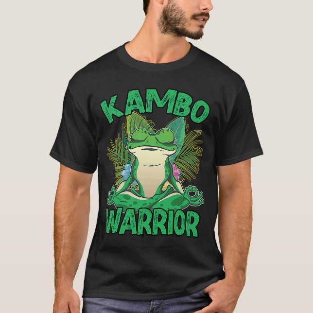 T-shirt Cérémonie de la grenouille Kambo Warrior Médecine  (Devant)