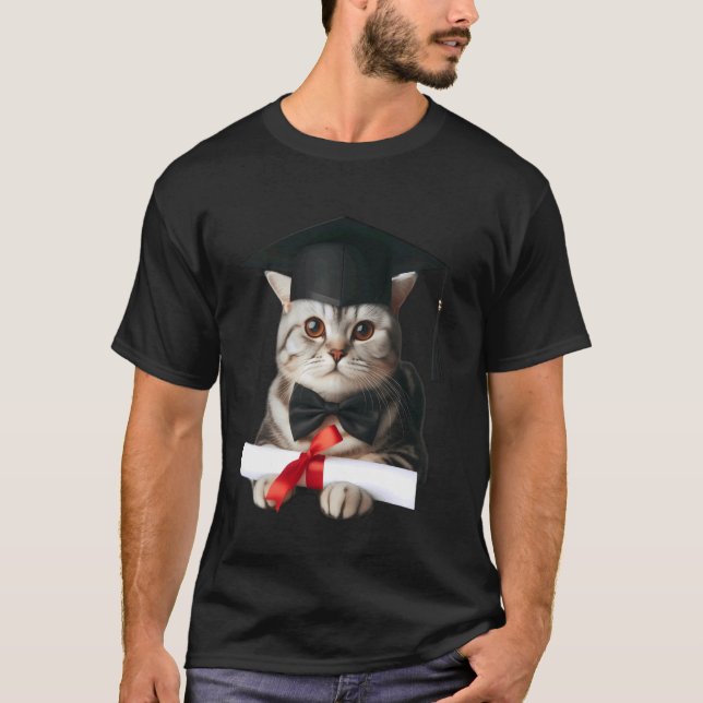 T-shirt Cérémonie de remise des diplômes de chat birman Ca (Devant)