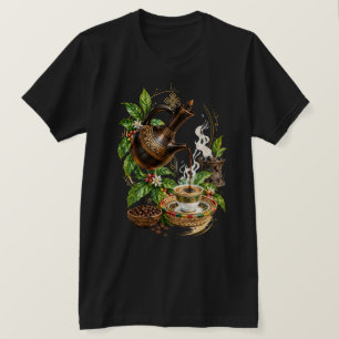 T-shirt Cérémonie du café Héritage Éthiopie et obélisque d