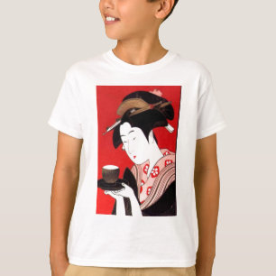 T-shirt Cérémonie japonaise du thé de dame Art Imprimer