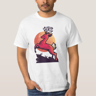 T-shirt Cerf