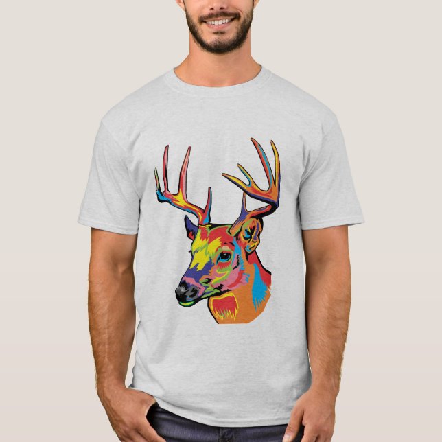 T-shirt cerf (Devant)
