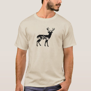 T-shirt Cerf aux montagnes