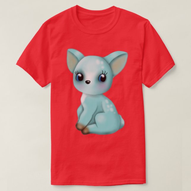 T-shirt Cerf bleu (Design devant)