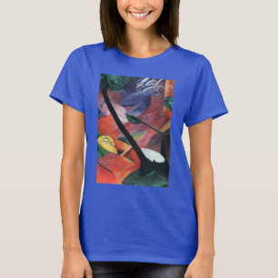 T-shirt Cerf dans la forêt II de Franz Marc; Reh im Walde