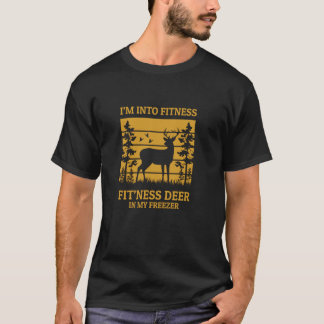 T-shirt Cerf de forme dans mon congélateur u2013 Chasse dr
