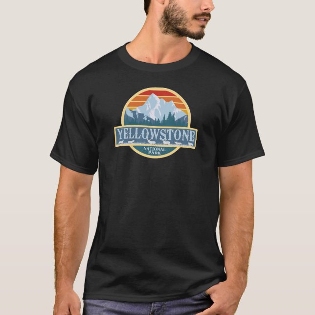 T-shirt cerf du Parc national de Yellowstone (Devant)