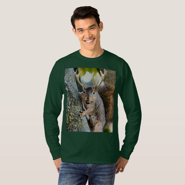 T-shirt Cerf écureuil (Devant entier)