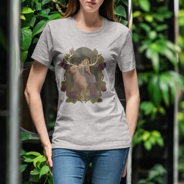 T-shirt Cerf Et Fée (Créateur téléchargé)