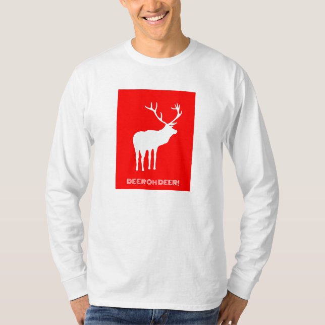 T-shirt Cerf oh Cerf, T-shirt, manche longue (Devant)