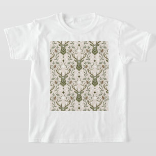 T-shirt Cerf Tribal Boho, Rêvant de Cerf
