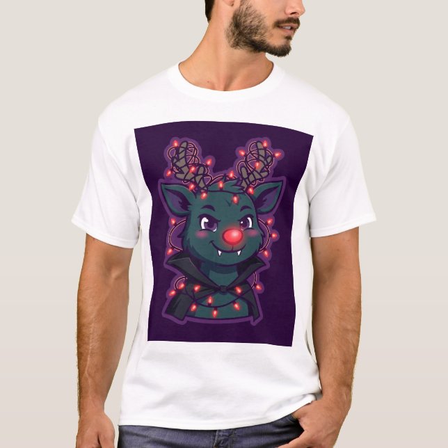 T-Shirt Cerf Vampire (Devant)