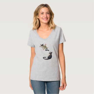 T-shirt cerf-volant de planeur de sucre