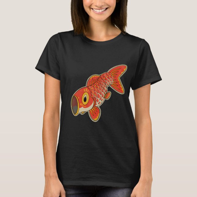 T-shirt cerf-volant koi fish (Devant)