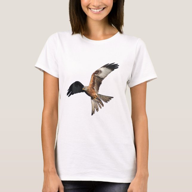 T-shirt Cerf-volant rouge - milvus de Milvus (Devant)