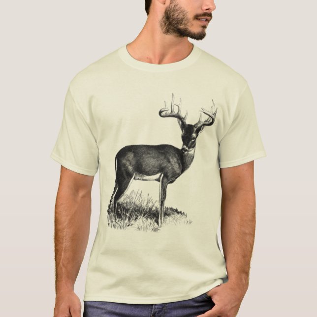 T-shirt cerfs communs (Devant)