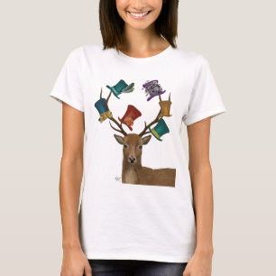 T-shirt Cerfs communs de collecteur de casquette