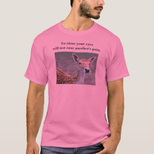 T-shirt cerfs communs - pour fermer vos yeux…