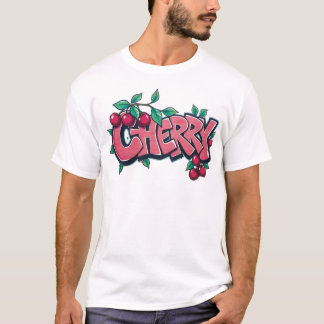 T-shirt cerise, cherrygraffiti, fruit, street art, urban