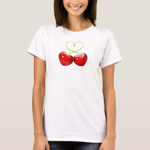 t-shirt "cerise-coeur"