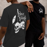 T-shirt Cerise crâne Éffrayante et Halloween gothique doux<br><div class="desc">Présentant notre T-shirt cerise de crâne "Berry Deadly", un joli ajout à votre garde-robe gothique cette saison éffrayante. Cette chemise à crâne unique présente un design saisissant avec deux crânes intelligemment illustrés comme des cerises, accompagnés de l'expression spirituelle "Berry Deadly". Découvrez l'esprit d'Halloween avec cette pièce unique qui allie humour...</div>