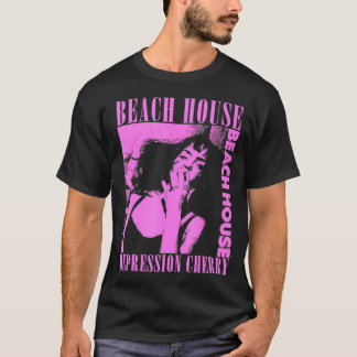 T-shirt Cerise de dépression de la maison de plage